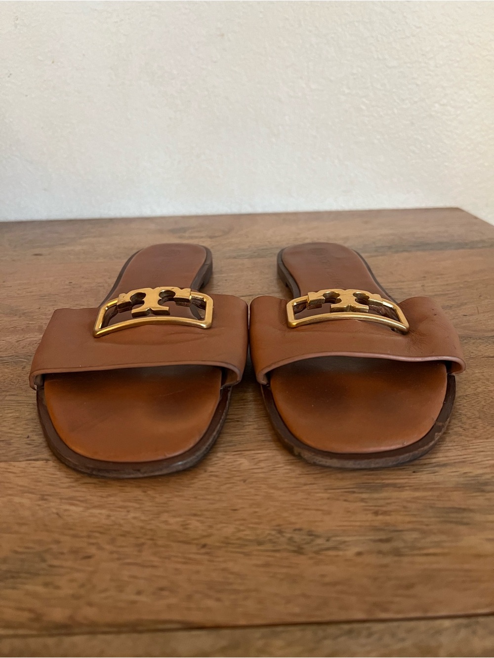 Tory Burch Selby Leather Slide Sandal Size 10 M - Picture 2 of 14